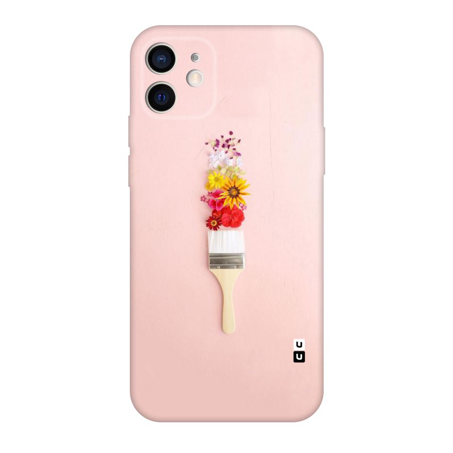 Painted Flowers Original Polycarbonate Back Case for iPhone 12