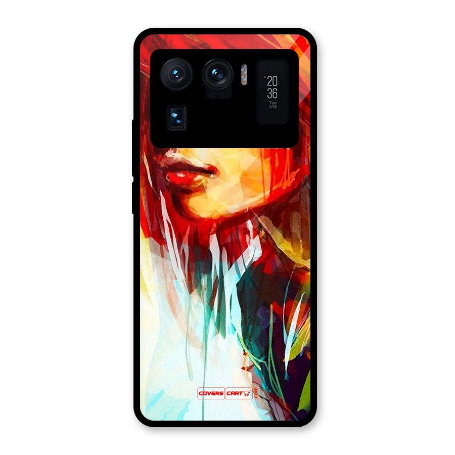Painted Girl Glass Back Case for Mi 11 Ultra