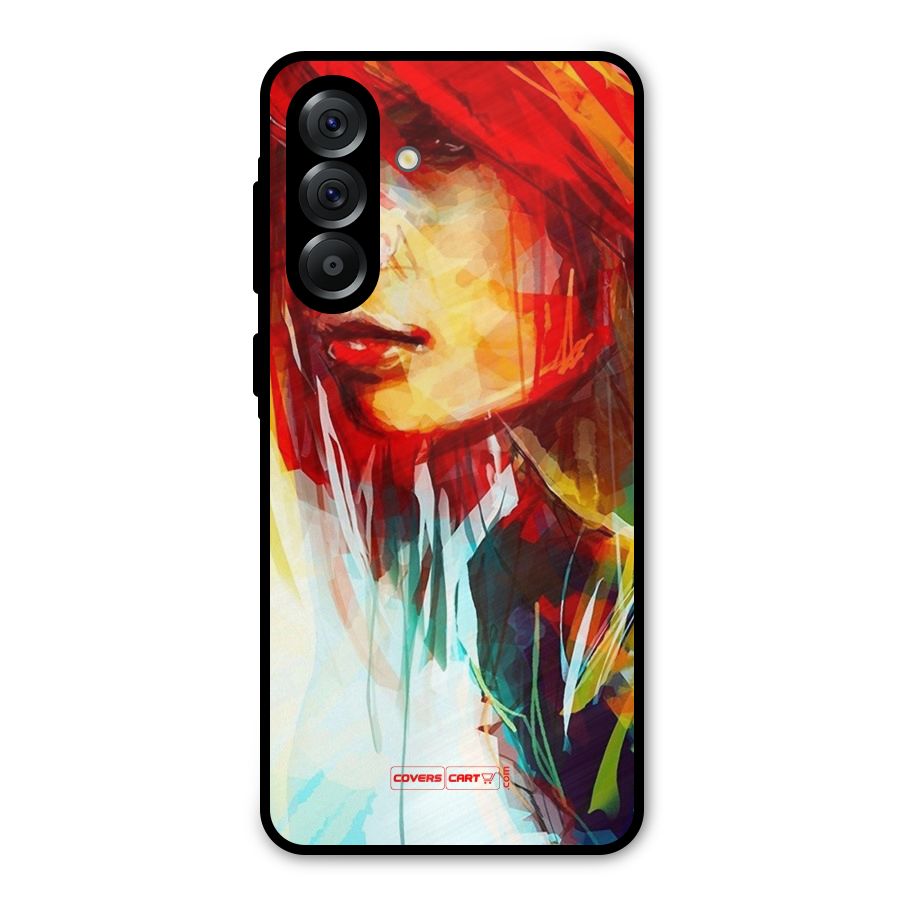 Painted Girl Metal Back Case for Galaxy A56
