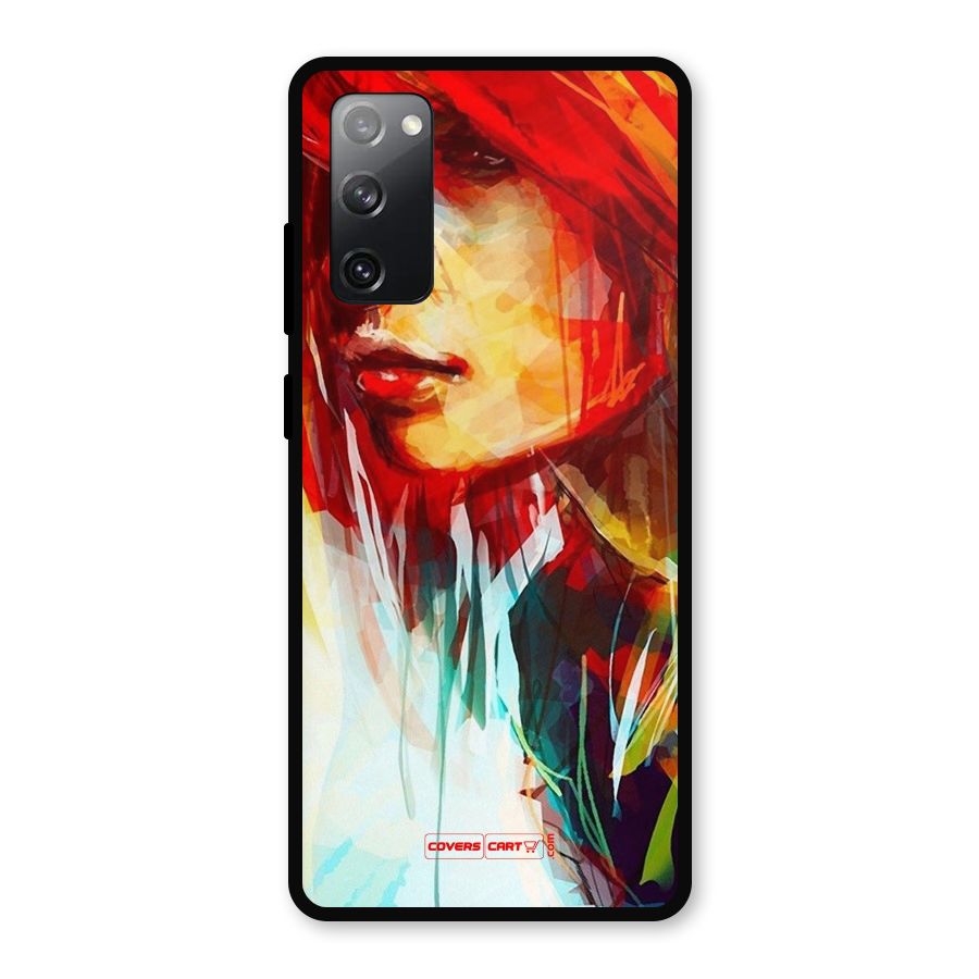 Painted Girl Metal Back Case for Galaxy S20 FE