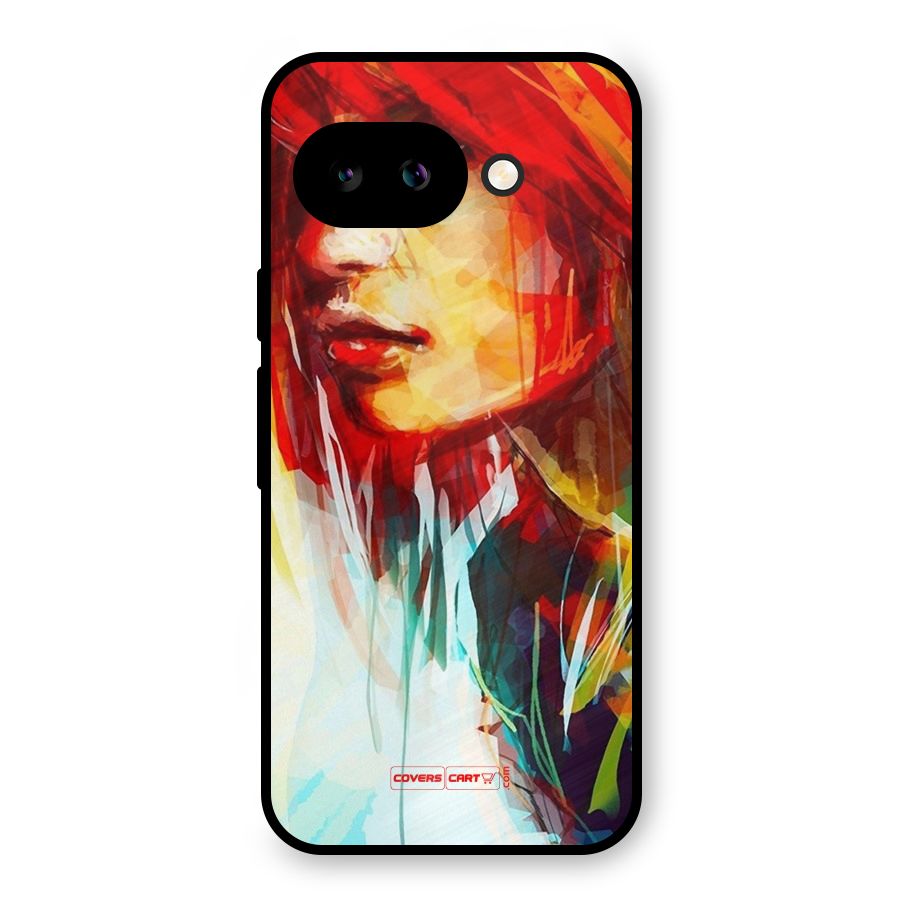 Painted Girl Metal Back Case for Google Pixel 9a