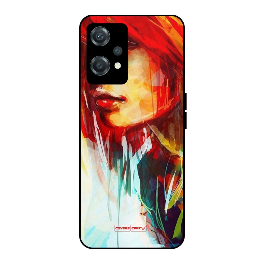 Painted Girl Metal Back Case for OnePlus Nord CE 2 Lite 5G