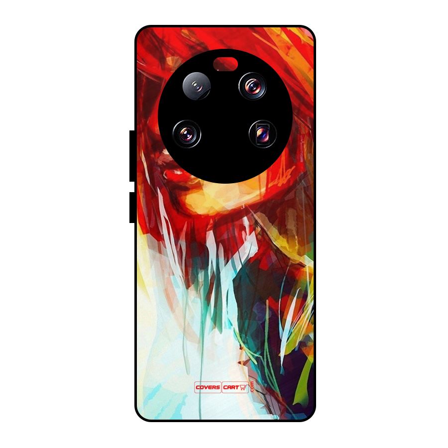 Painted Girl Metal Back Case for Xiaomi 13 Ultra