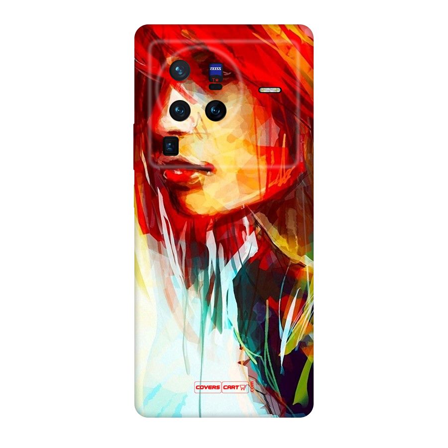 Painted Girl Original Polycarbonate Back Case for Vivo X80