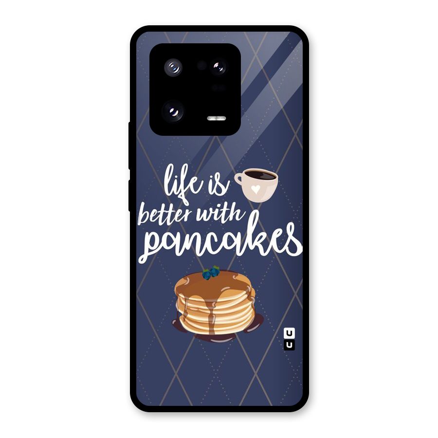 Pancake Life Glass Back Case for Xiaomi 13 Pro