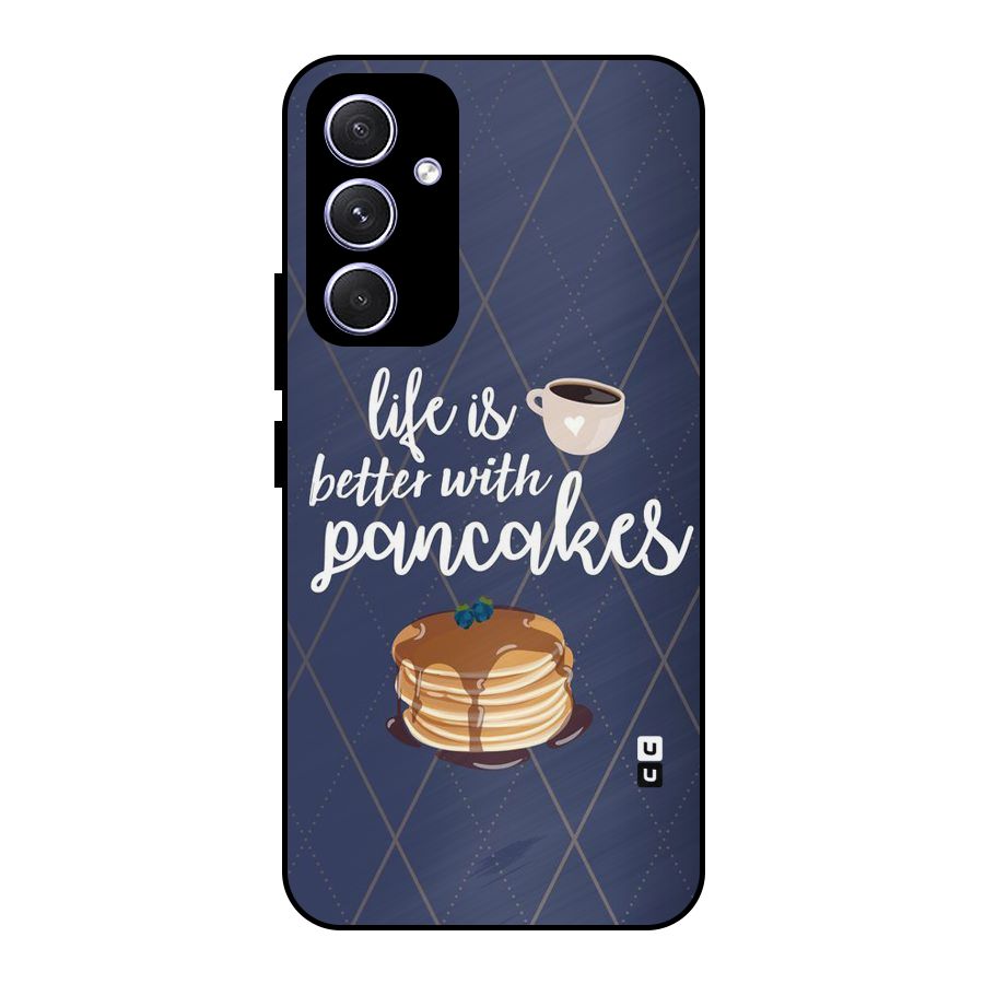 Pancake Life Metal Back Case for Galaxy A54