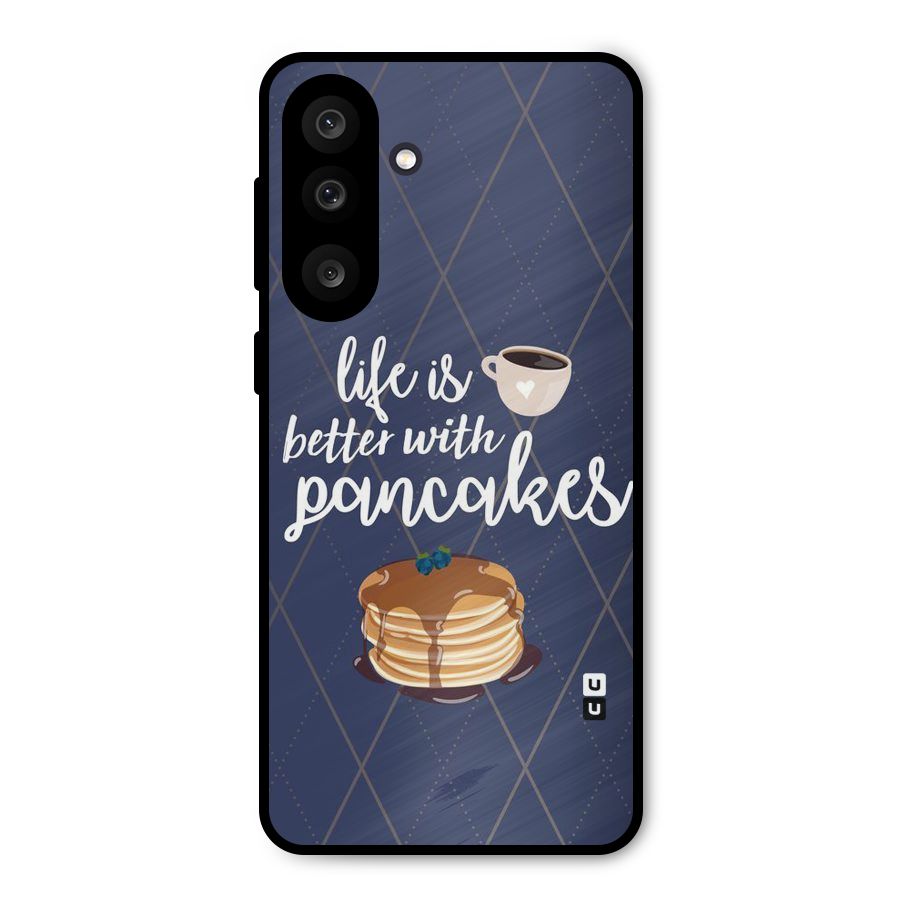 Pancake Life Metal Back Case for Galaxy F56