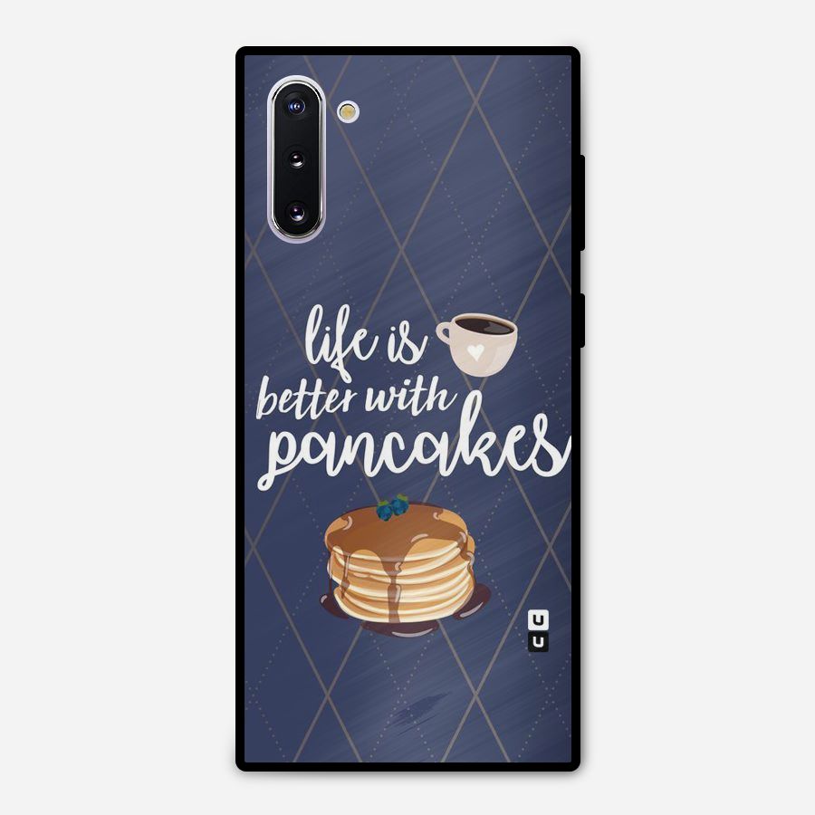 Pancake Life Metal Back Case for Galaxy Note 10