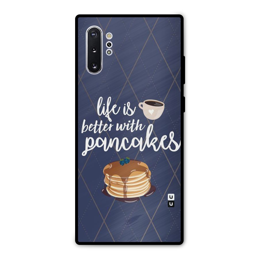 Pancake Life Metal Back Case for Galaxy Note 10 Plus