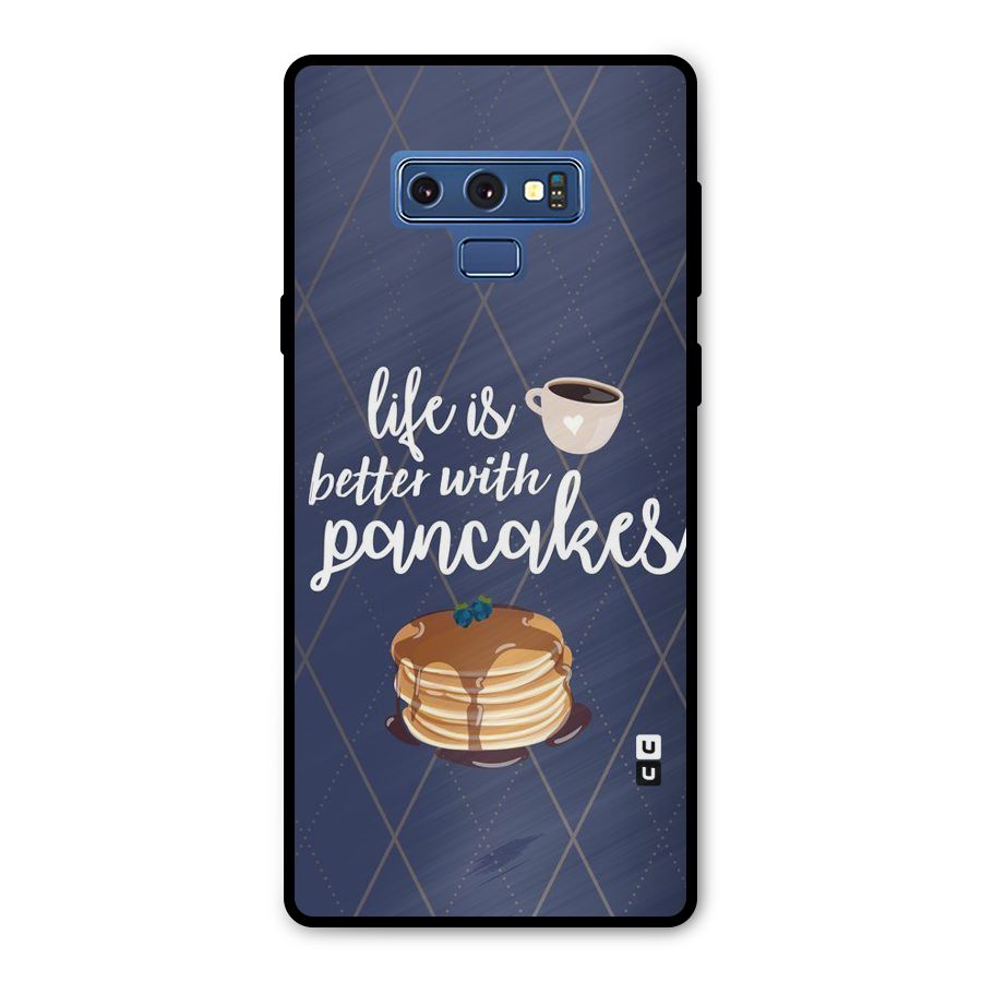 Pancake Life Metal Back Case for Galaxy Note 9