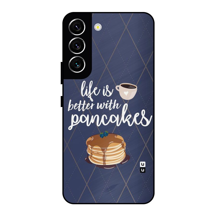 Pancake Life Metal Back Case for Galaxy S22 5G