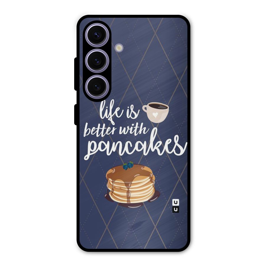 Pancake Life Metal Back Case for Galaxy S24