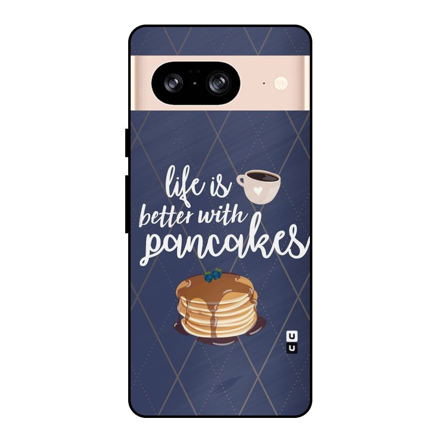 Pancake Life Metal Back Case for Google Pixel 8