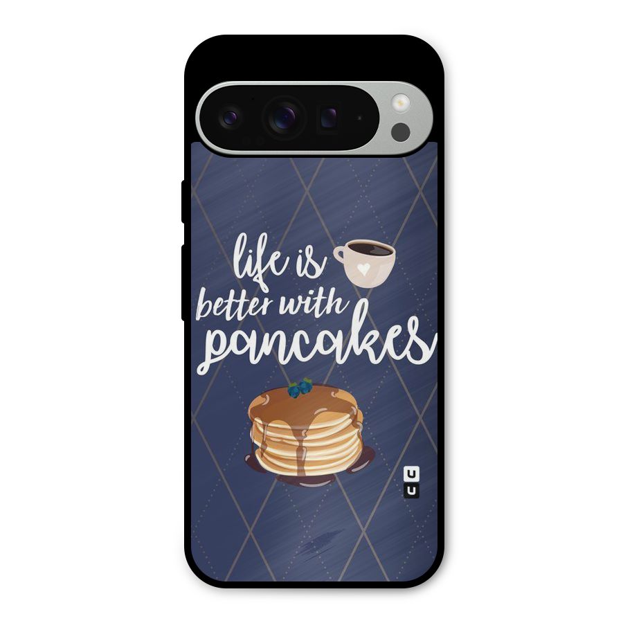 Pancake Life Metal Back Case for Google Pixel 9 Pro XL