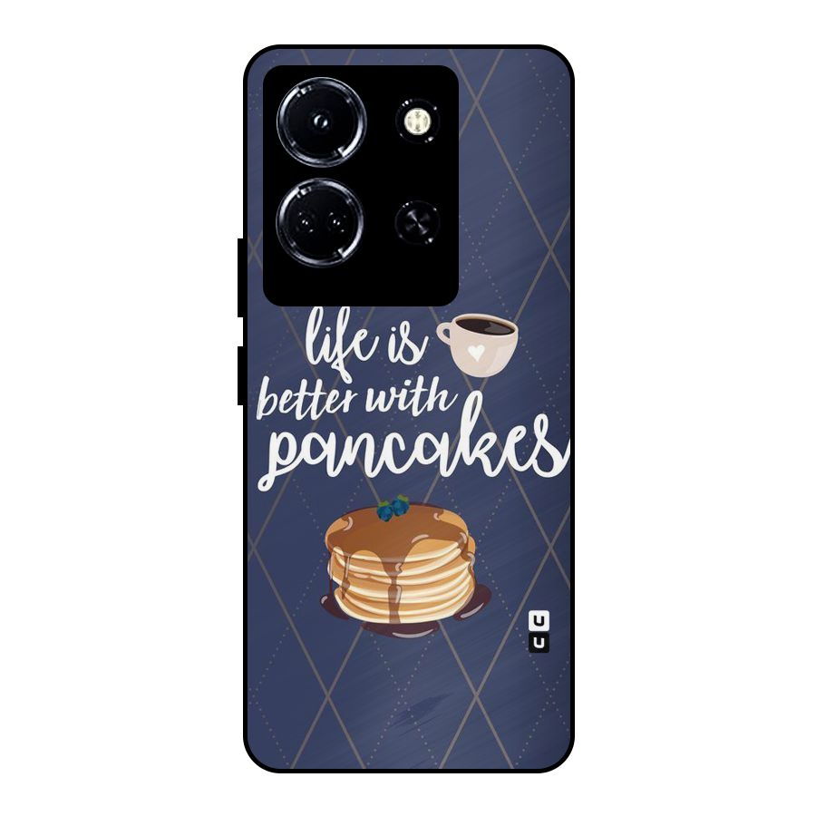 Pancake Life Metal Back Case for Infinix Note 30 5G
