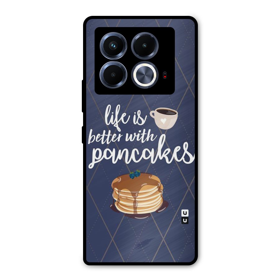 Pancake Life Metal Back Case for Infinix Note 40 5G