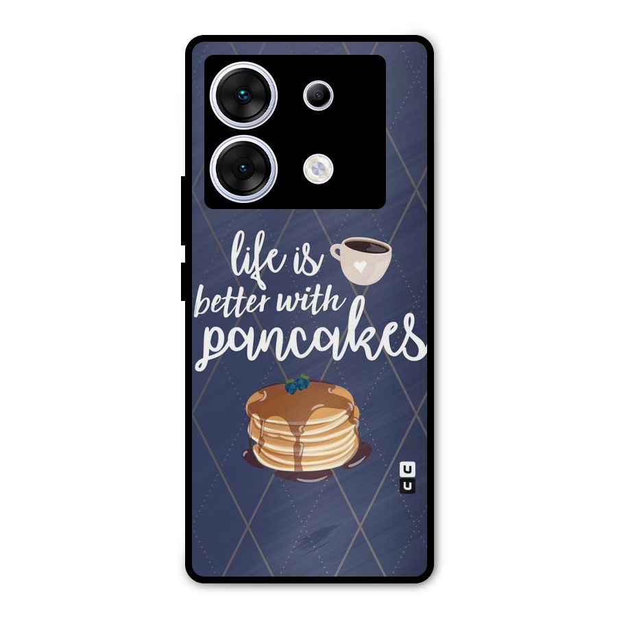 Pancake Life Metal Back Case for Infinix Zero 30 5G