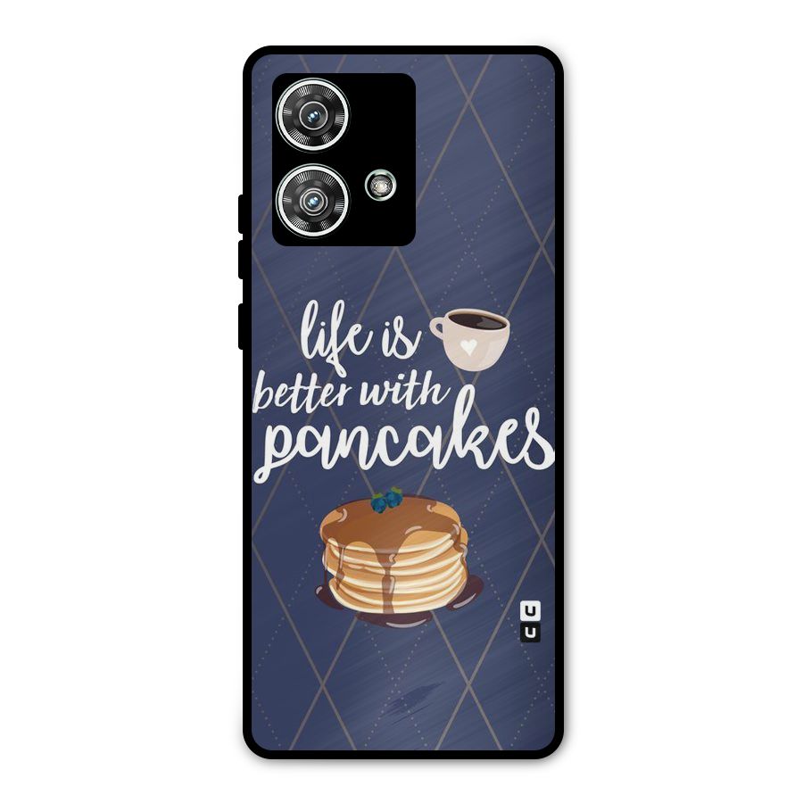 Pancake Life Metal Back Case for Motorola Edge 40 Neo