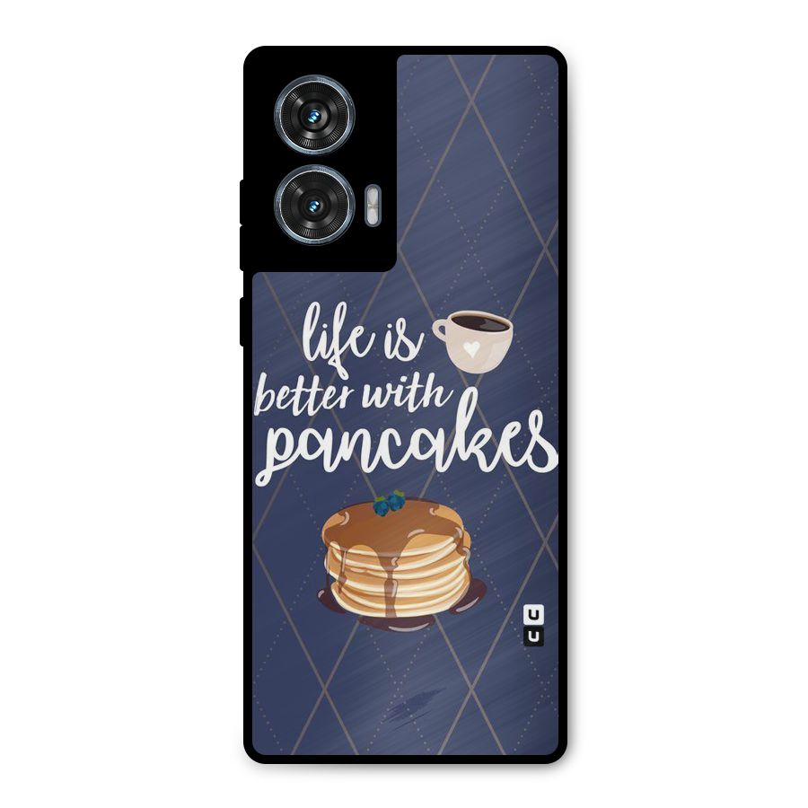 Pancake Life Metal Back Case for Motorola Edge 50 Fusion