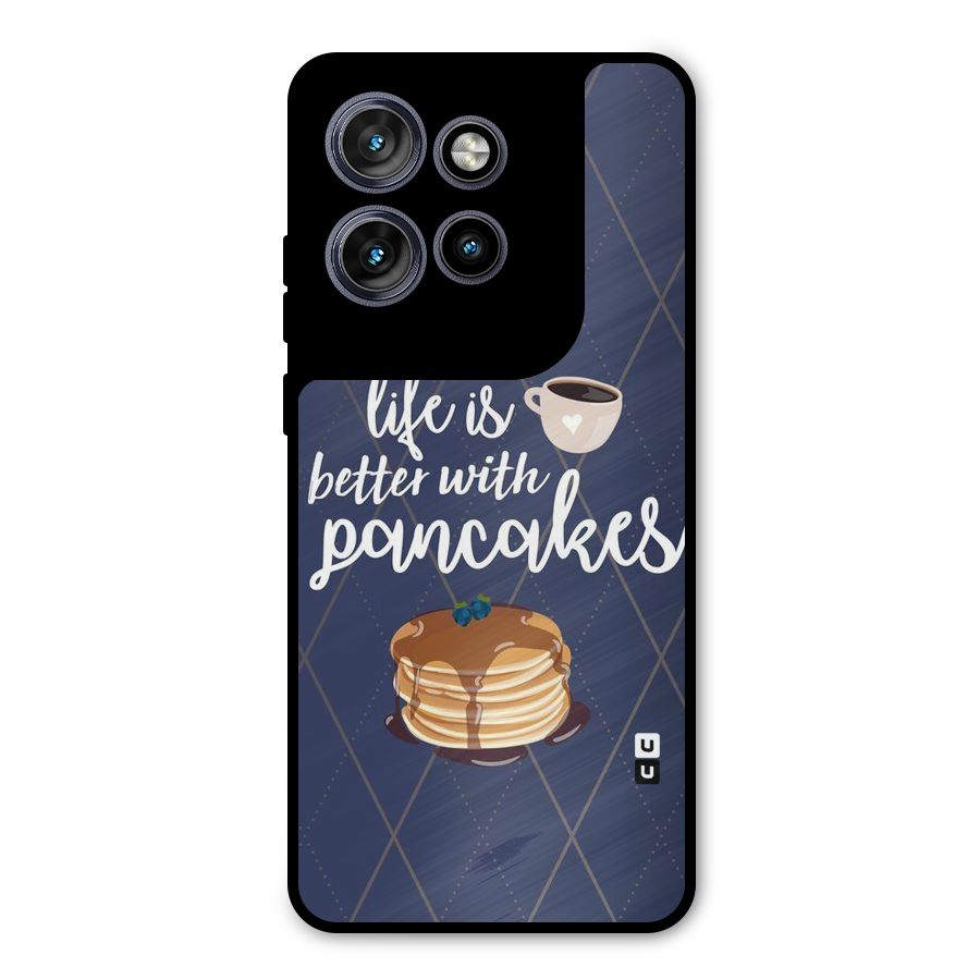 Pancake Life Metal Back Case for Motorola Edge 50 Neo