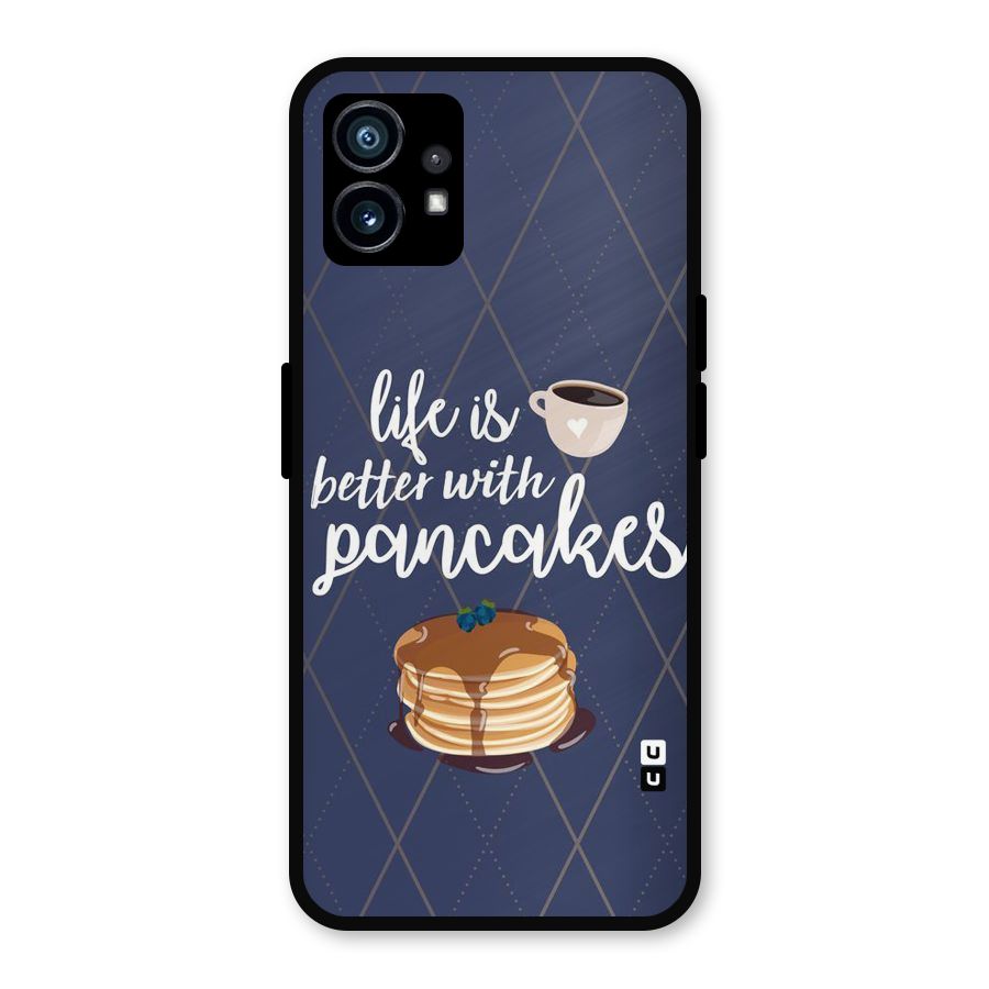 Pancake Life Metal Back Case for Nothing Phone 1