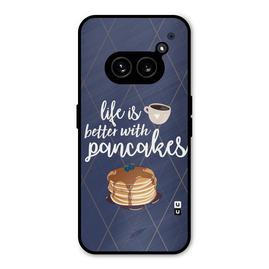 Pancake Life Metal Back Case for Nothing Phone 2a Plus