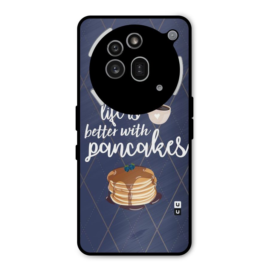 Pancake Life Metal Back Case for Nothing Phone 3a Pro
