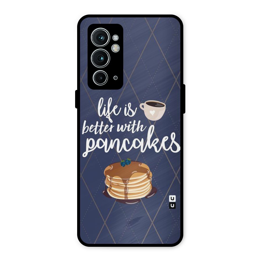 Pancake Life Metal Back Case for OnePlus 9RT 5G