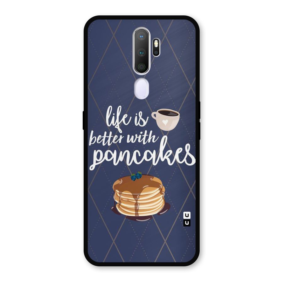 Pancake Life Metal Back Case for Oppo A5 (2020)