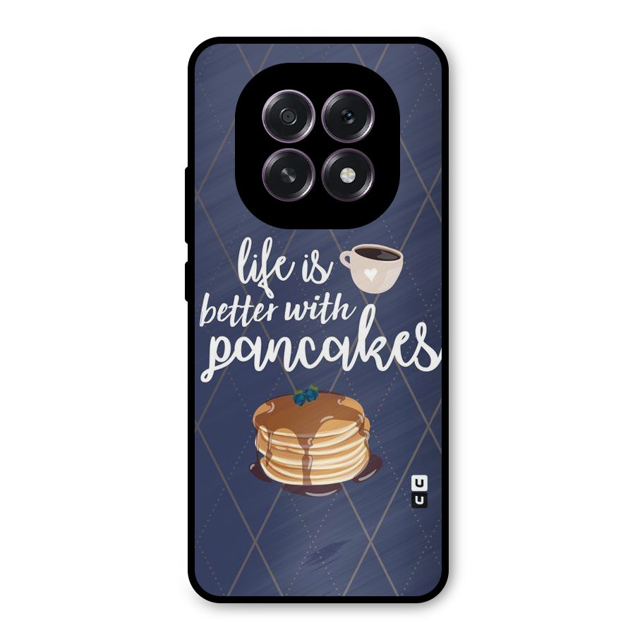 Pancake Life Metal Back Case for Oppo F29