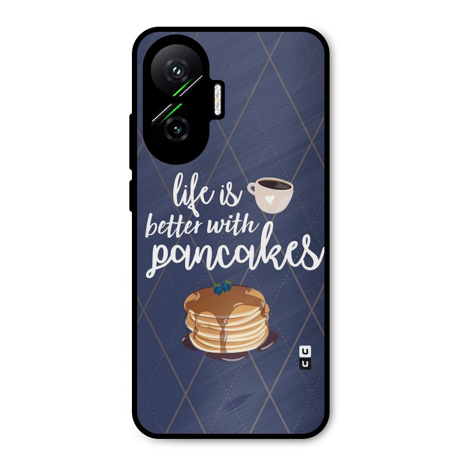 Pancake Life Metal Back Case for Poco F7