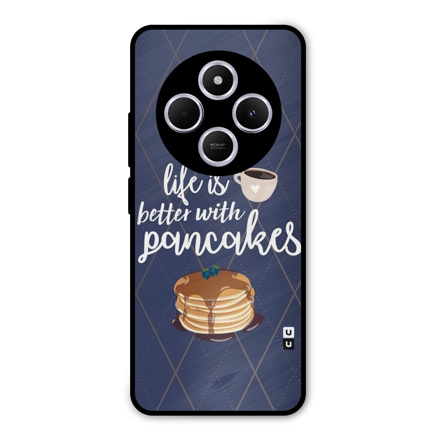 Pancake Life Metal Back Case for Poco M7