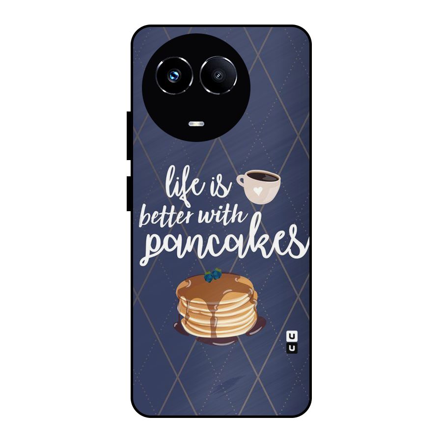 Pancake Life Metal Back Case for Realme 11 5G