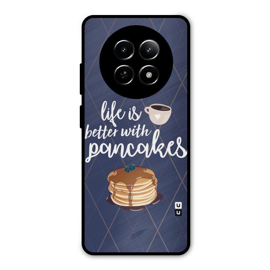 Pancake Life Metal Back Case for Realme 13