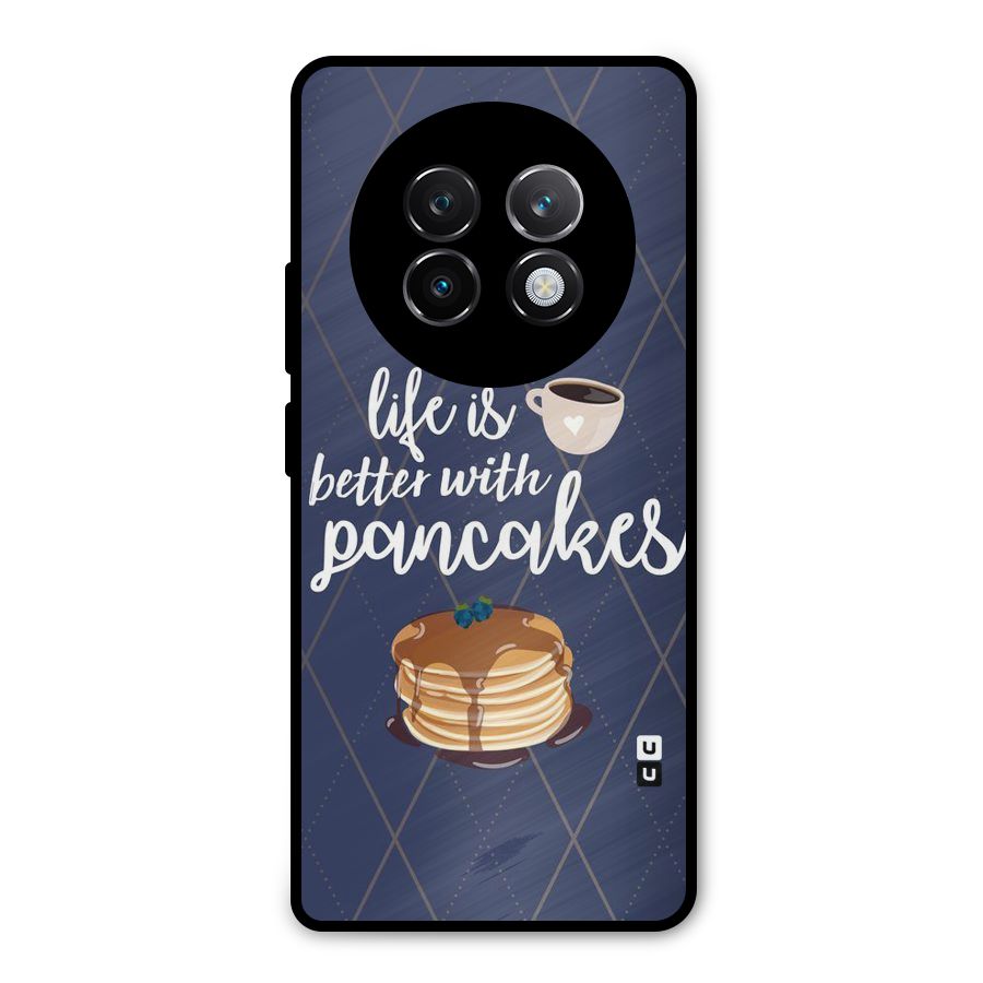 Pancake Life Metal Back Case for Realme 13 Plus