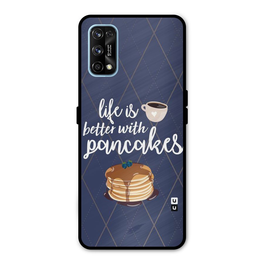 Pancake Life Metal Back Case for Realme 7 Pro