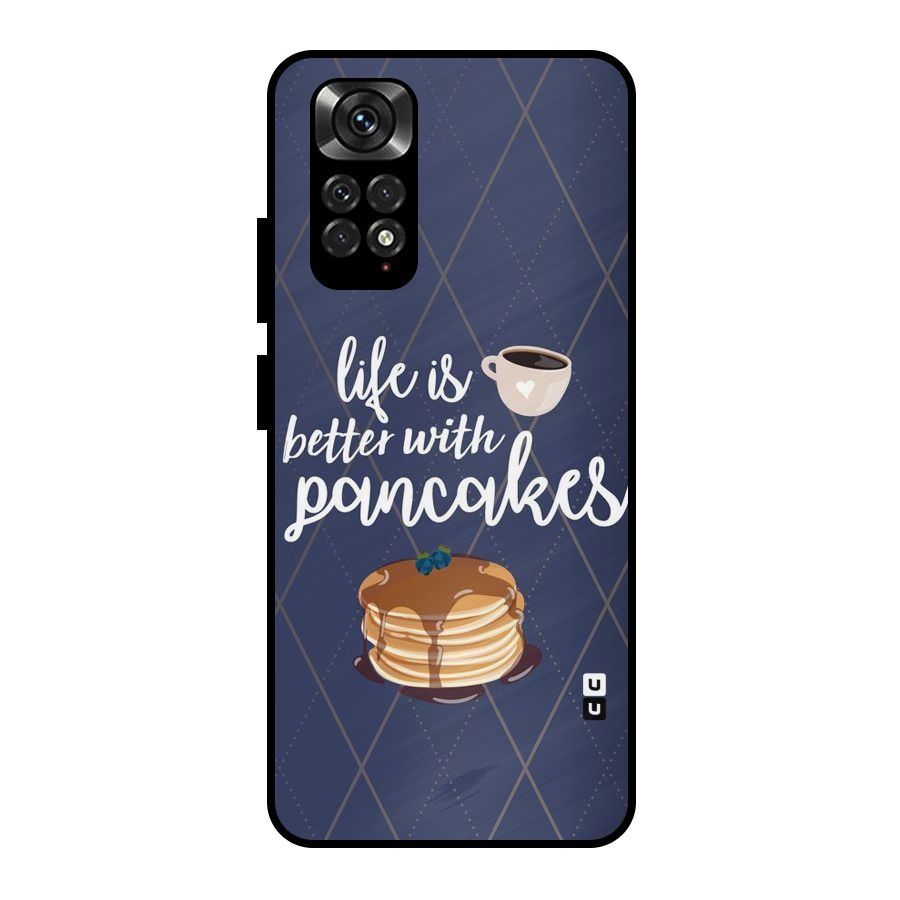 Pancake Life Metal Back Case for Redmi Note 11 Pro Plus 5G