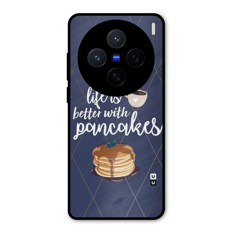 Pancake Life Metal Back Case for Vivo X200