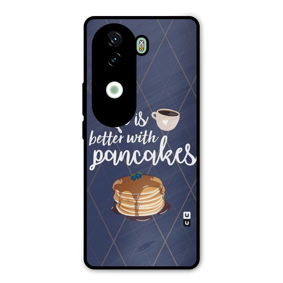 Pancake Life Metal Back Case for iQOO Z9s