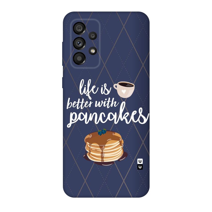 Pancake Life Original Polycarbonate Back Case for Galaxy A73 5G