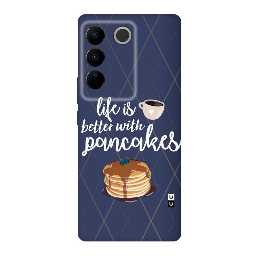 Pancake Life Original Polycarbonate Back Case for Vivo V27