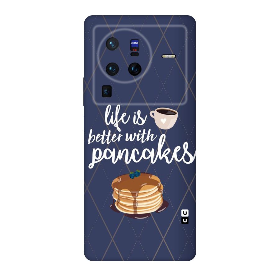 Pancake Life Original Polycarbonate Back Case for Vivo X80