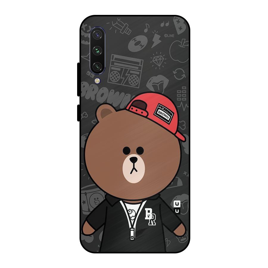 Panda Brown Metal Back Case for Mi A3