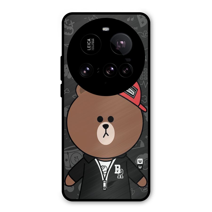 Panda Brown Metal Back Case for Xiaomi 15 Ultra