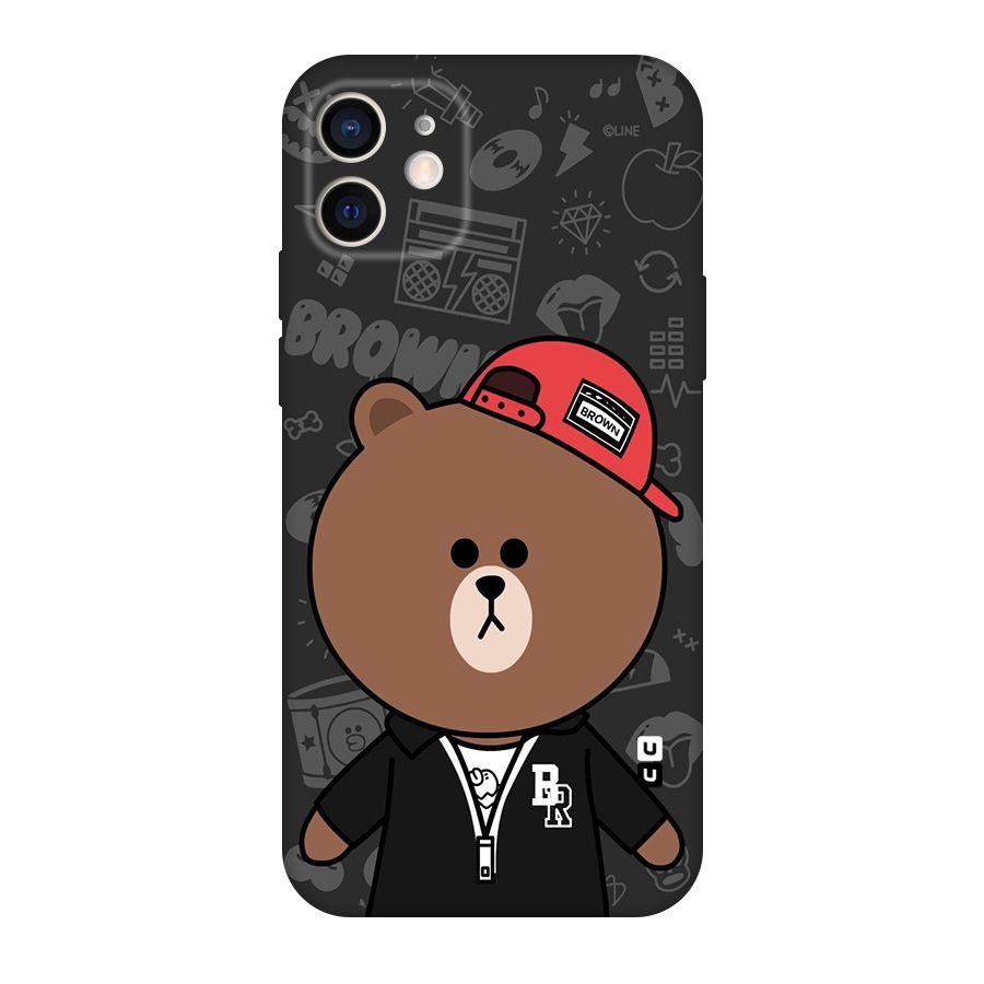 Panda Brown Original Polycarbonate Back Case for iPhone 12