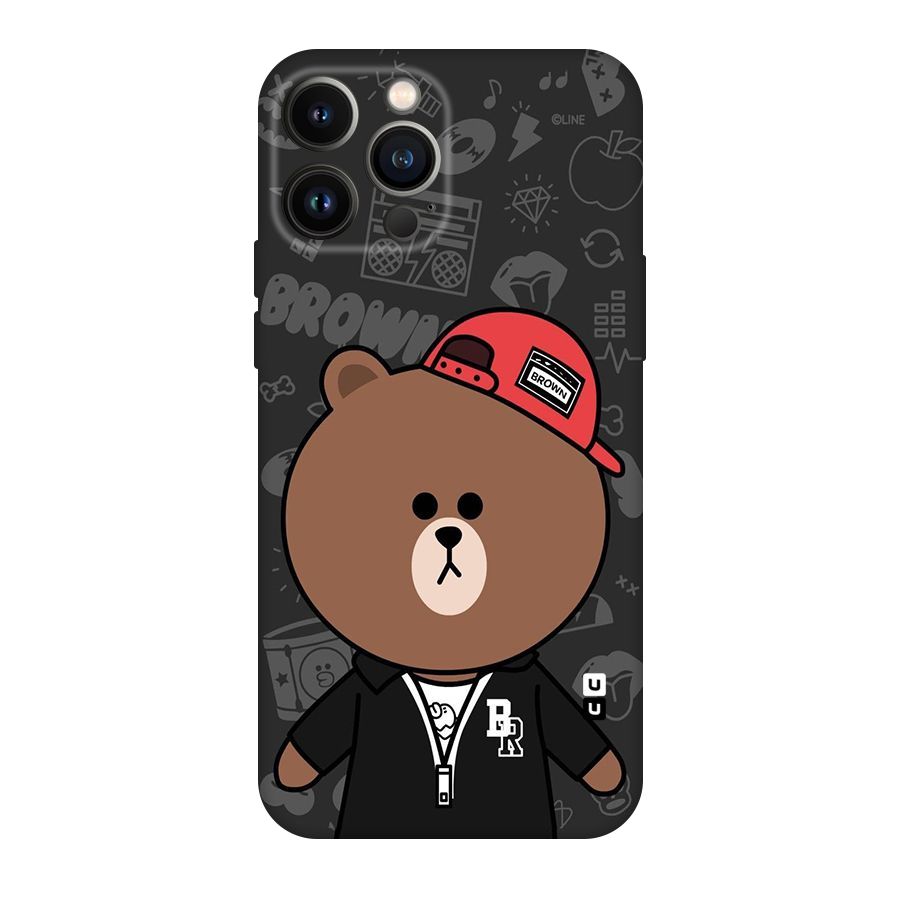 Panda Brown Original Polycarbonate Back Case for iPhone 13 Pro Max