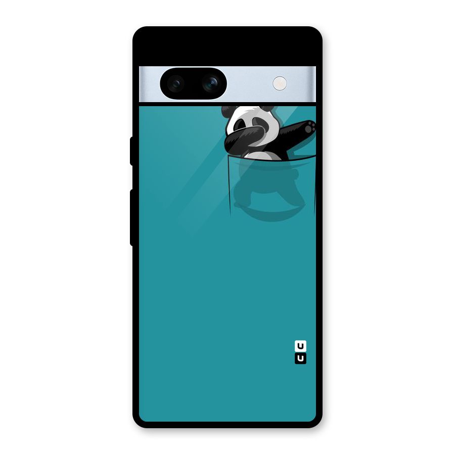 Panda Dabbing Away Glass Back Case for Google Pixel 7a