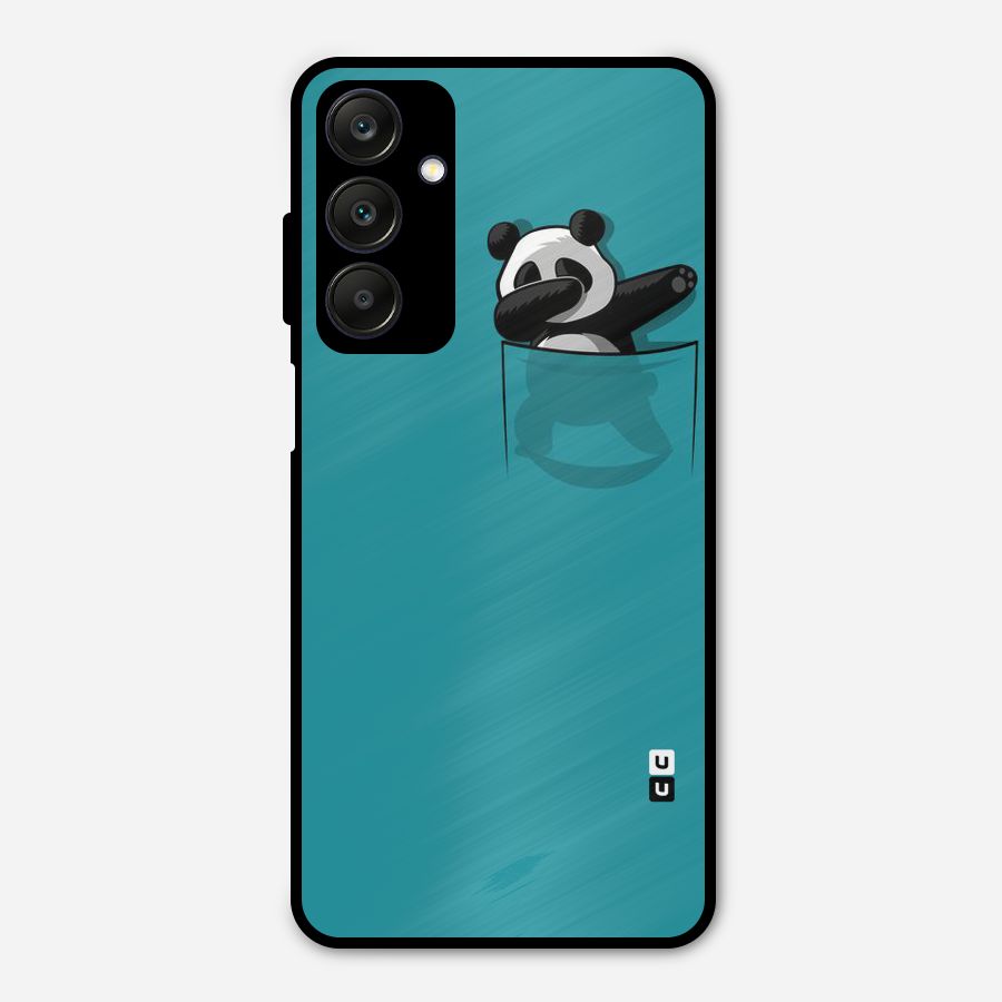 Panda Dabbing Away Metal Back Case for Galaxy A25 5G