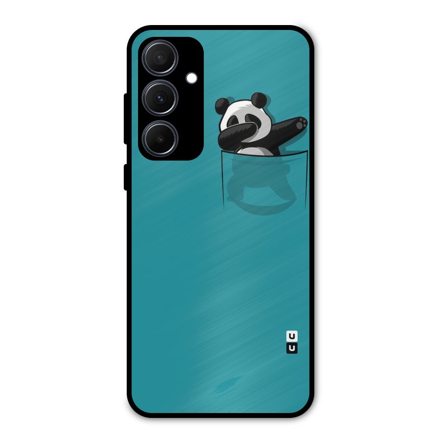 Panda Dabbing Away Metal Back Case for Galaxy A35