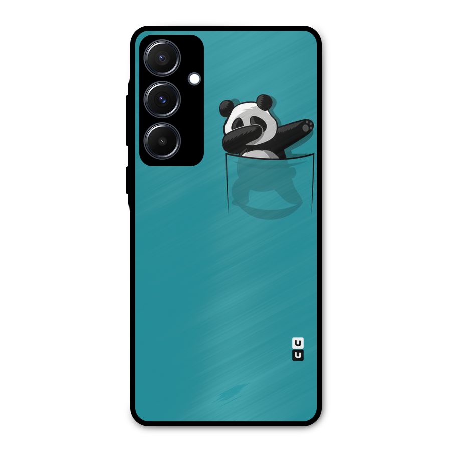 Panda Dabbing Away Metal Back Case for Galaxy A55